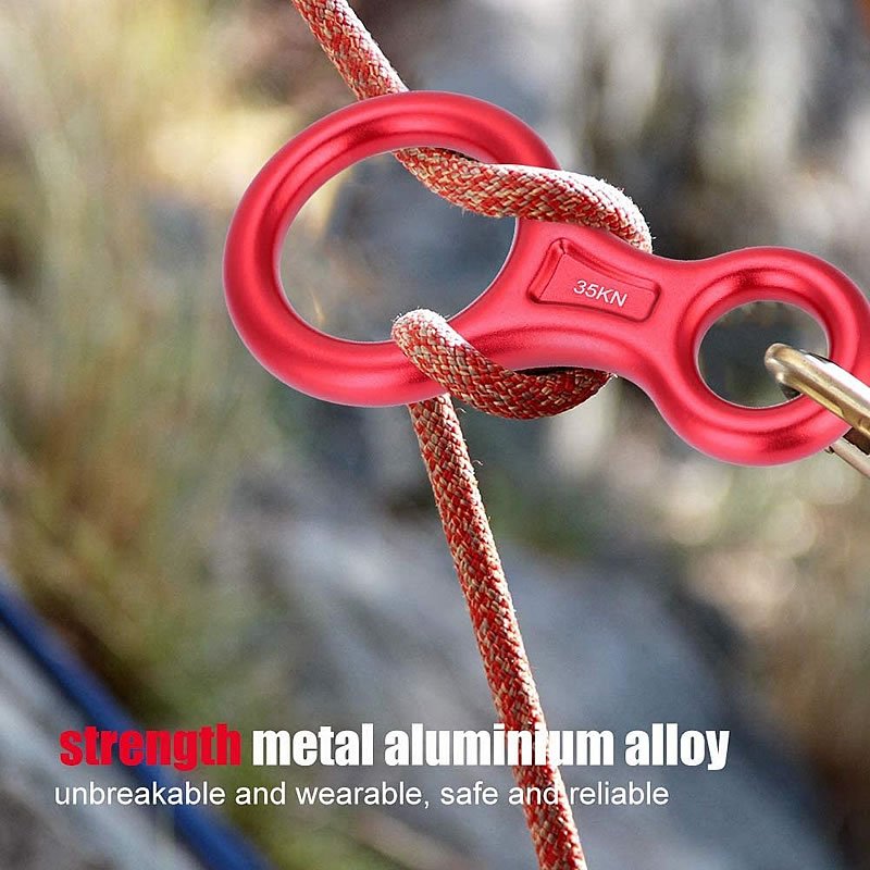 New Hot Selling Outdoor Climbing Descender 8-shape Descent Control Device Descender